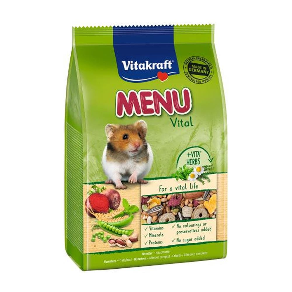 อาหารหนูแฮมสเตอร์ VITAKRAFT HAMSTER MENU AROMA 1 กก.