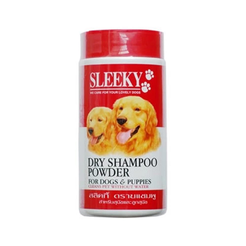แป้งอาบแห้งสำหรับสุนัข SLEEKY DRY SHAMPOO 150 ก.