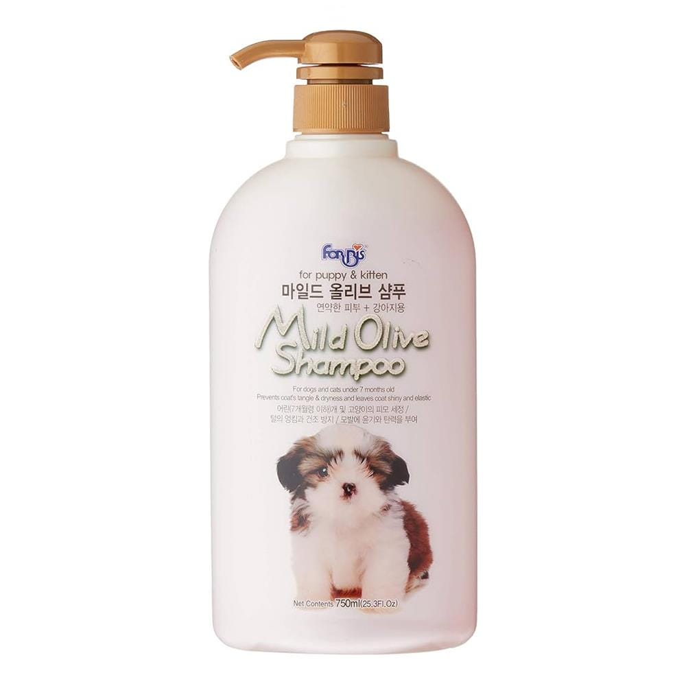 แชมพูลูกสุนัขและลูกแมว FORBIS MILD OLIVE 750 มล.