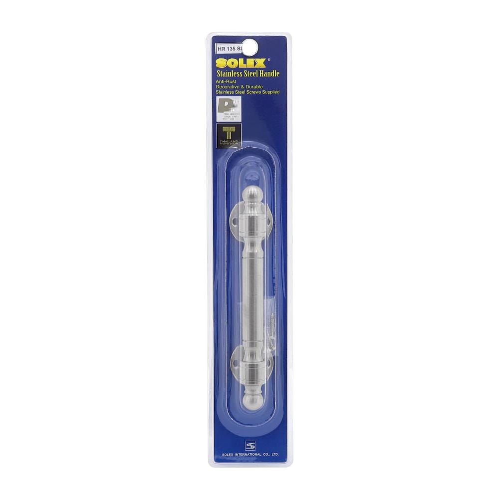 มือจับสเตนเลส SOLEX HR 135 มม. สีสเตนเลส