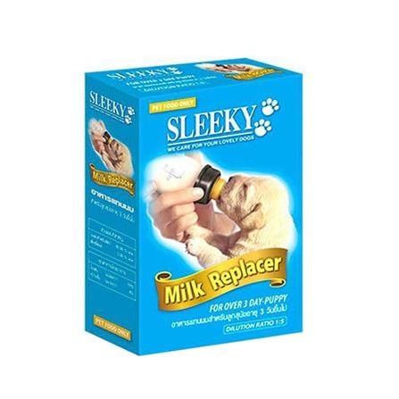 นมผงลูกสุนัข SLEEKY MILK REPLACER 300 ก._0