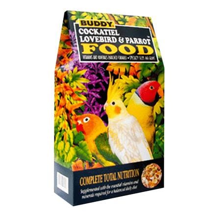 อาหารนก BUDDY COCKATIEL, PARROT AND LOVE BIRD FOOD 680 ก._0