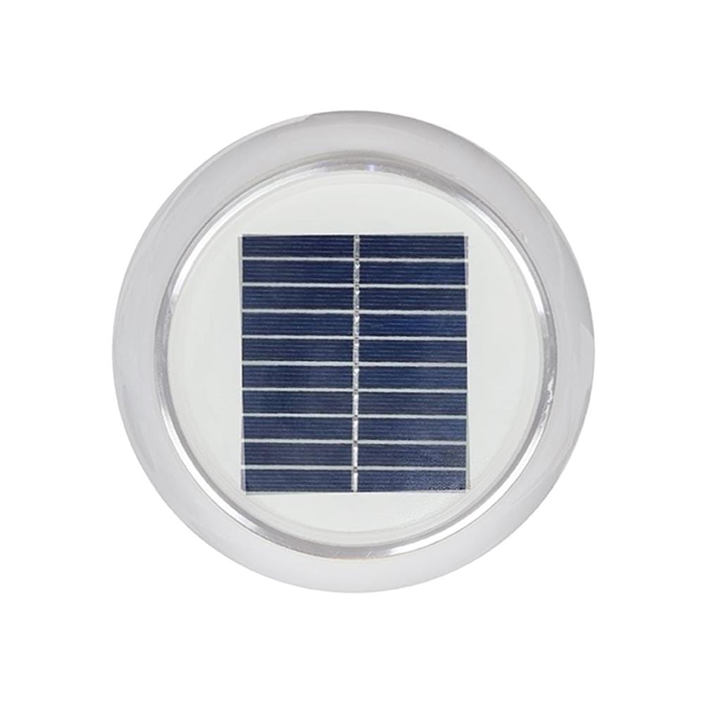 ไฟหัวเสา SOLAR HI-TEK HFSPR0250O 3 วัตต์ เดย์ไลท์/วอร์มไวท์ 10 นิ้ว สีขาว
