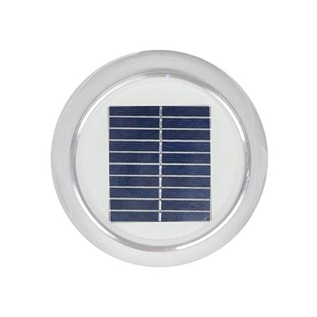 ไฟหัวเสา SOLAR HI-TEK HFSPR0250O 3 วัตต์ เดย์ไลท์/วอร์มไวท์ 10 นิ้ว สีขาว_1