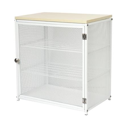 ตู้เก็บเครื่องปรุง 3 ชั้น พร้อมท็อปไม้ KECH สีขาว_1