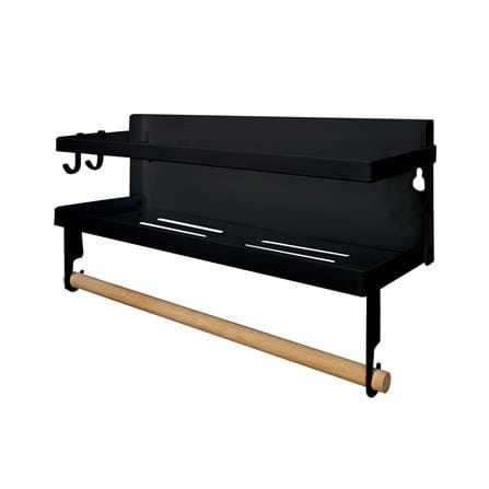 ชั้นวางของแม่เหล็กติดตู้เย็น KECH 31X11.3X16.7 ซม. ไซซ์ S สีดำ