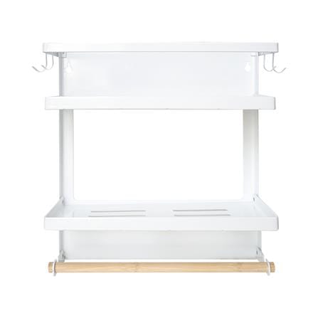 ชั้นวางของแม่เหล็กติดตู้เย็น KECH 31X11.3X31 ซม. ไซซ์ M สีขาว_1