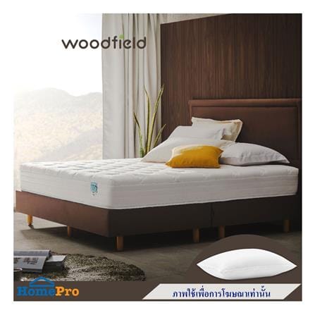 ที่นอนไฮบริด 3.5 ฟุต สุญญากาศ WOODFIELD รุ่น W-NATURE III พร้อมหมอนหนุน 1 ชิ้น_3