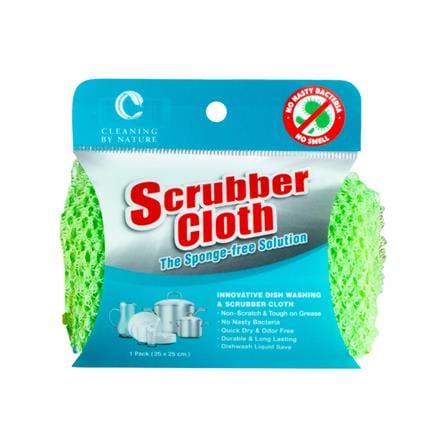 ผ้าล้างจาน CLEANING BY NATURE SCRUBBER CLOTH 25x25...