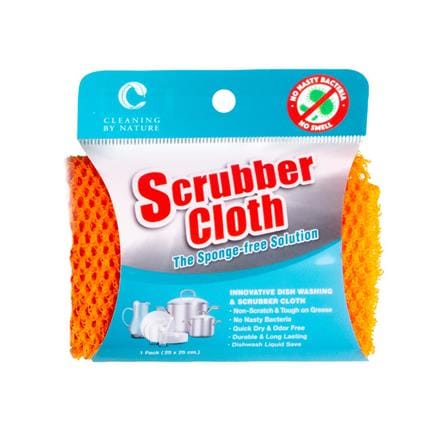 ผ้าล้างจาน CLEANING BY NATURE SCRUBBER CLOTH 25x25...