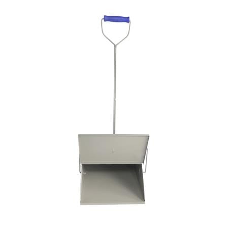 ที่โกยผงเหล็กพ่นสีพร้อมฝาเปิด-ปิด ด้ามยาว ACCO 9.5 นิ้ว สีเทา_5
