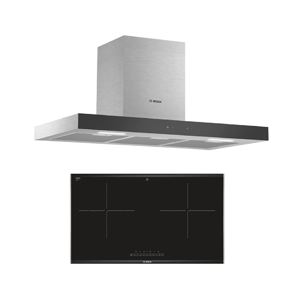 เตาฝัง+เครื่องดูดควัน BOSCH PPI82560MS+DWBM98G50