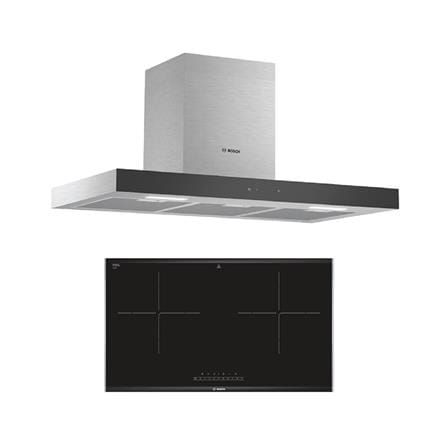 เตาฝัง+เครื่องดูดควัน BOSCH PPI82560MS+DWBM98G50