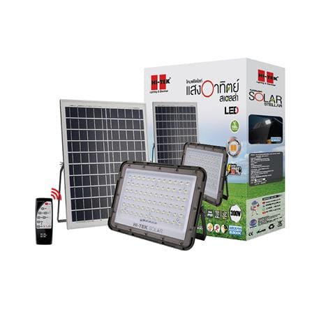 สปอตไลท์ SOLAR HI-TEK HFSF 300 วัตต์ DAYLIGHT สีเทา_4