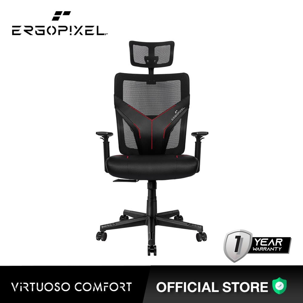 D.I.Y. เก้าอี้เกมมิ่ง ERGO PIXEL VIRTUOSO COMFORT สีดำ