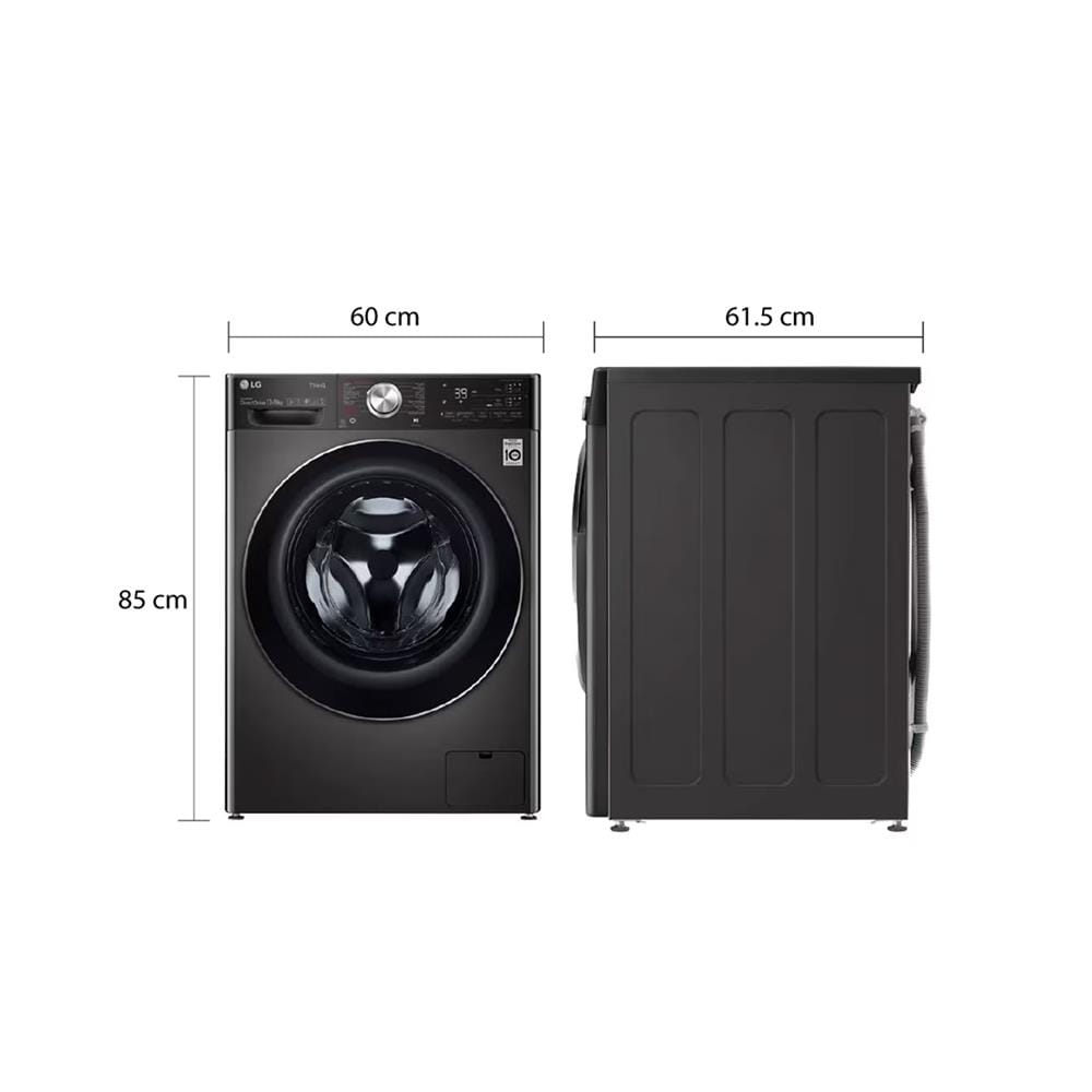 เครื่องซักอบ LG FV1413H2BA 13/8 กก. 1400RPM อินเวอร์เตอร์