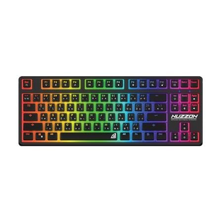 คีย์บอร์ดเกมมิ่ง SIGNO NUZZON KB-751BLK R สีดำ_0