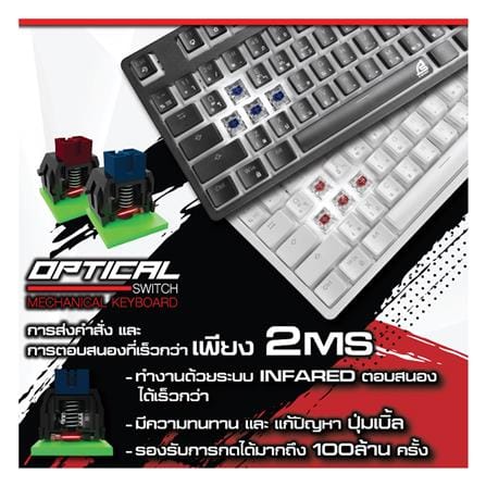 คีย์บอร์ดเกมมิ่ง SIGNO NUZZON KB-751BLK R สีดำ_3