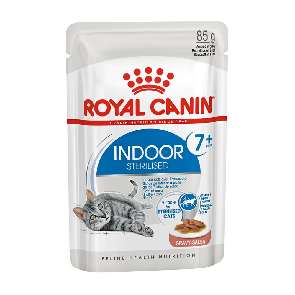 อาหารเปียกแมว ROYAL CANIN INDOOR 7+ GRAVY 85 ก.