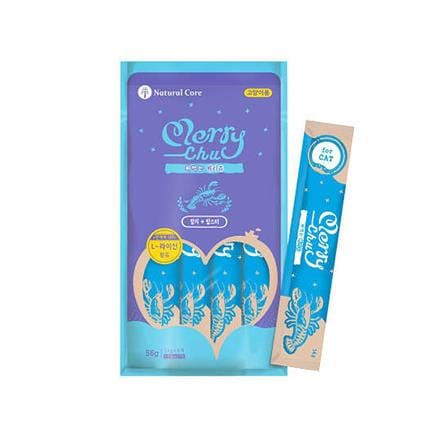 ขนมแมวเลีย NATURAL CORE MERRY CHU LOBSTER & TUNA 56 ก._0
