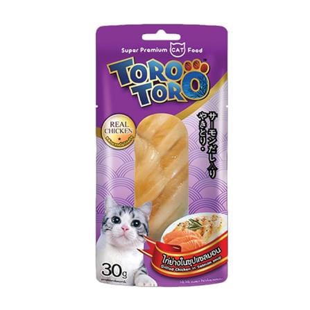 ขนมแมว TORO FILLET GRILLEDCHIC AND SALMONSOUP 30 ก.