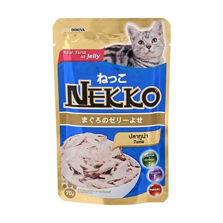 อาหารเปียกแมว NEKKO TUNA IN JELLY 70 ก.