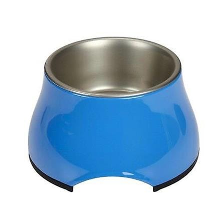ชามอาหารสำหรับสุนัข DOGIT ELEVATED SMALL สีฟ้า