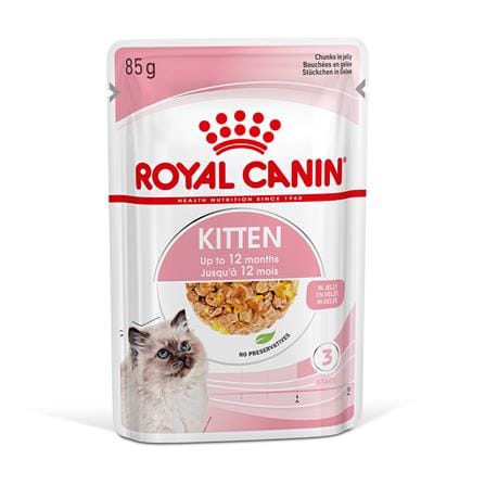 อาหารเปียกแมว ROYAL CANIN KITTEN เนื้อในเจลลี่ 85 ก.