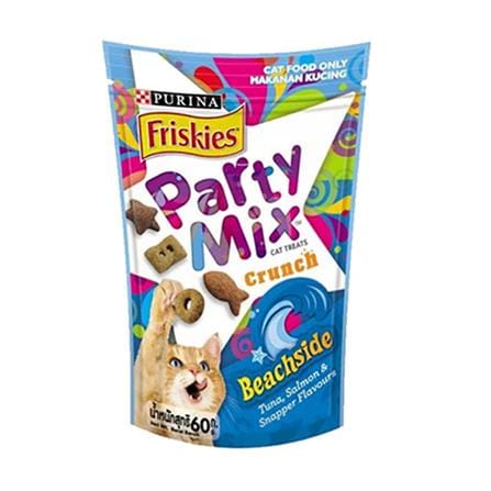 ขนมแมว FRISKIES PARTY MIX BEACHSIDE 60 ก.