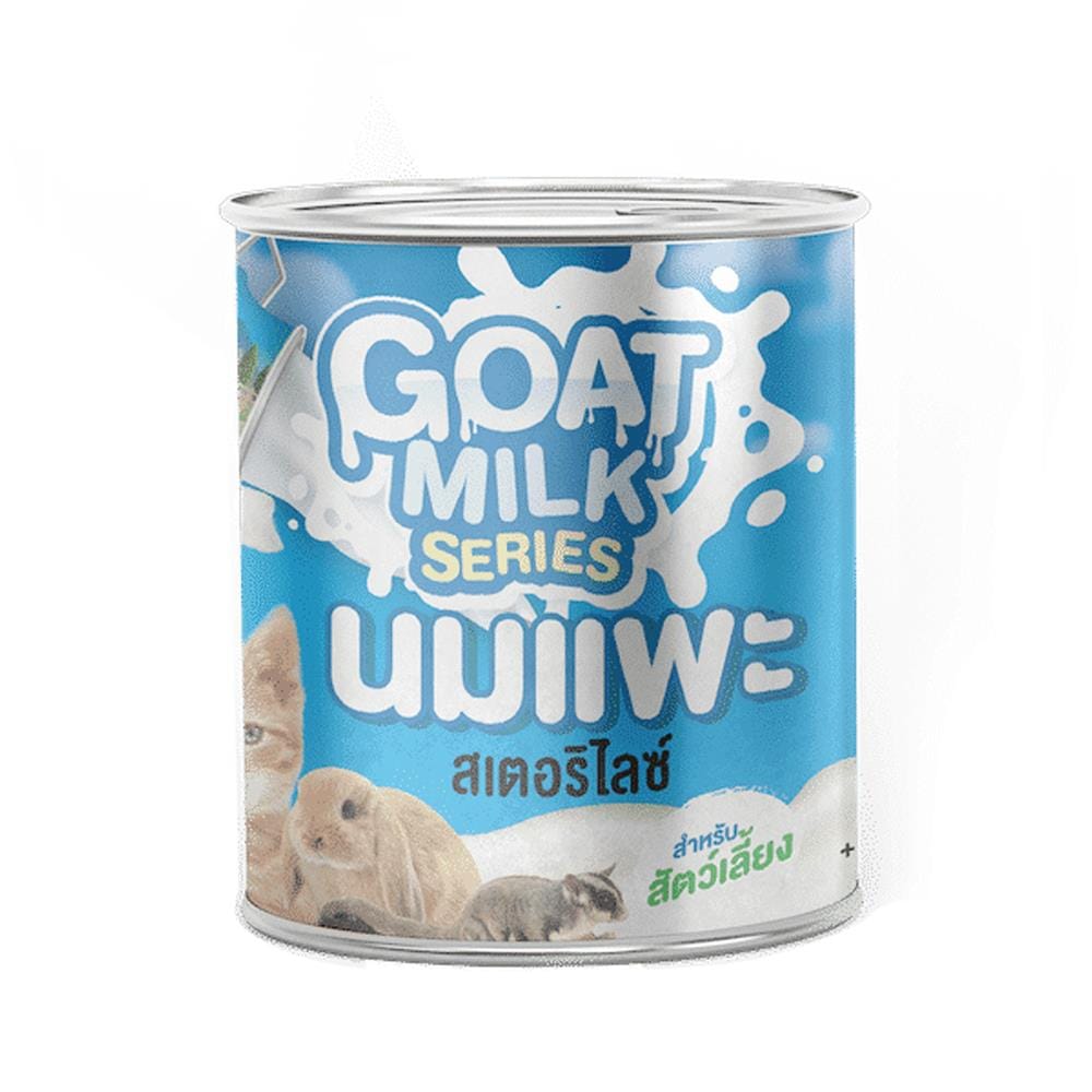 นมแพะสำหรับสัตว์เลี้ยง PET2GO STERILIZED GOAT MILK 400 ก.