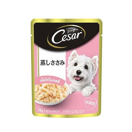 อาหารเปียกสุนัข CESAR CHICKEN MEAT IN JELLY 70 ก.