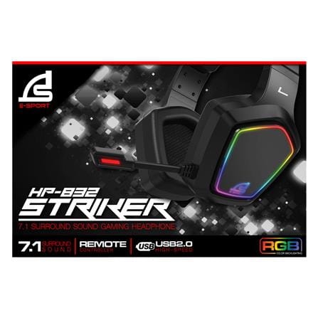 หูฟังเกมมิ่ง 7.1 SIGNO STRIKER HP-832 สีดำ_4