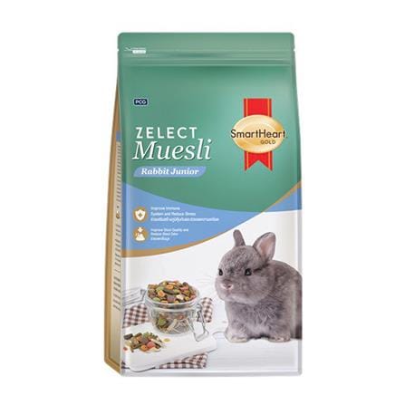 อาหารกระต่าย SMARTHEART GOLD RABBIT JUNIOR ZELECT MUESLI 1.5 กก._0