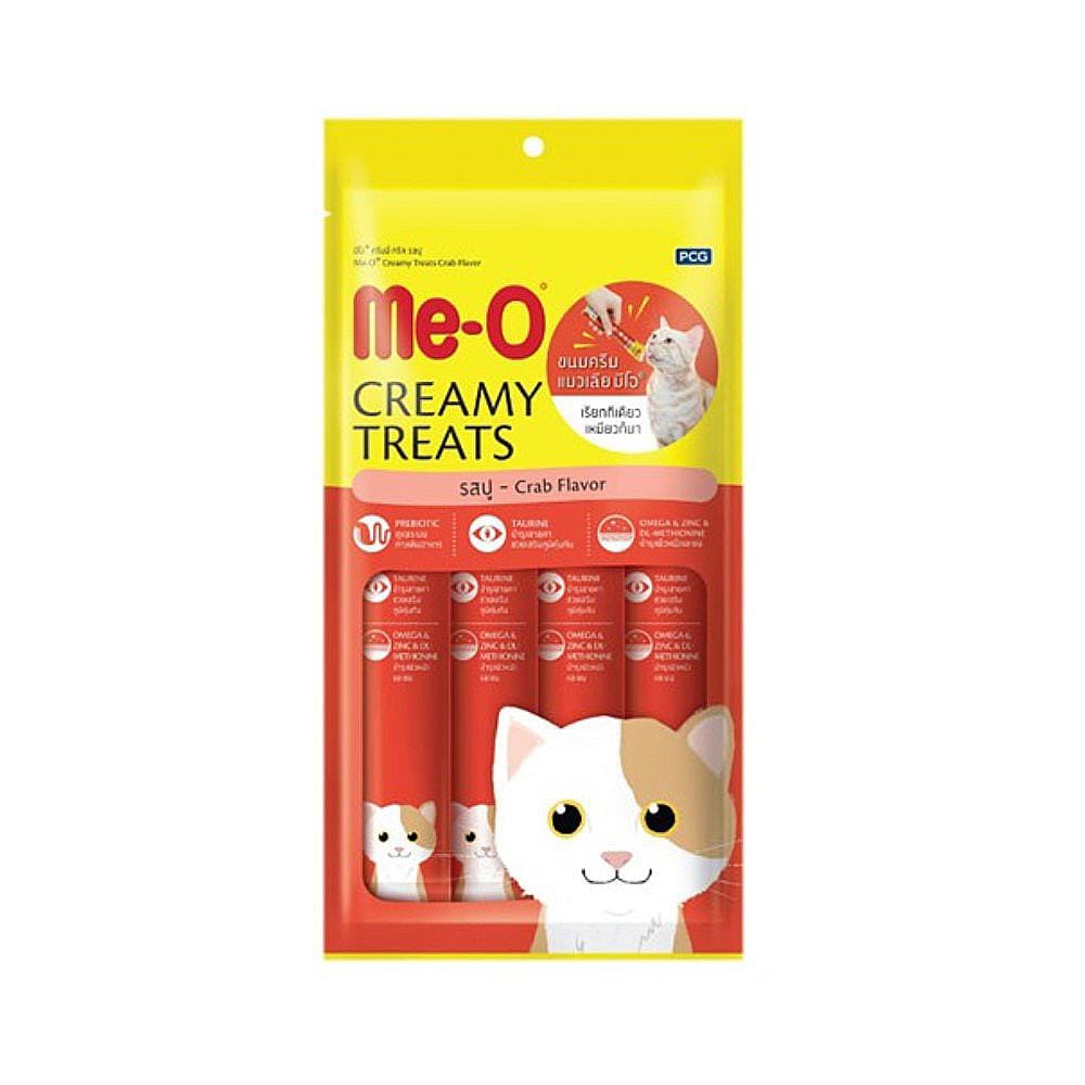 ขนมแมวเลีย ME-O CREAMY TREATS รสปู แพ็ก 4 ชิ้น