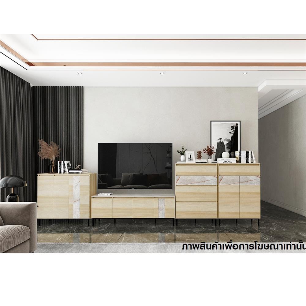 ตู้วางรองเท้า FURDINI THRU SB1033 สีออทตาวา/เซียร่า