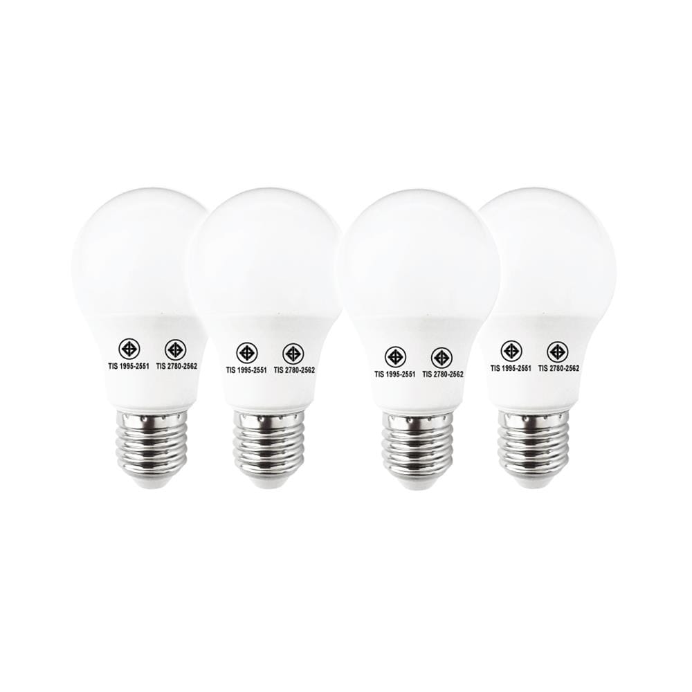 หลอด LED SYLVANIA BASIC PLUS 7 วัตต์ DAYLIGHT E27 แพ็ก 4 ชิ้น