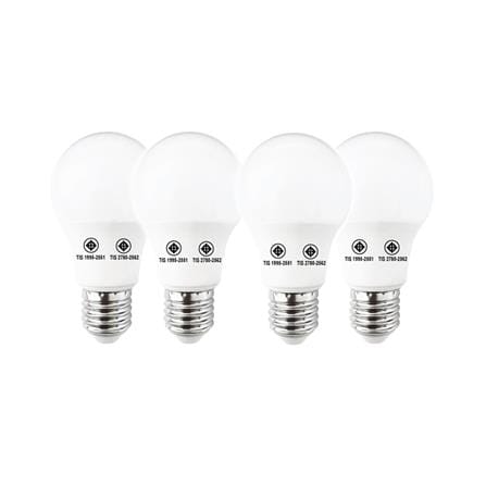 หลอด LED SYLVANIA BASIC PLUS 7 วัตต์ DAYLIGHT E27 แพ็ก 4 ชิ้น_1