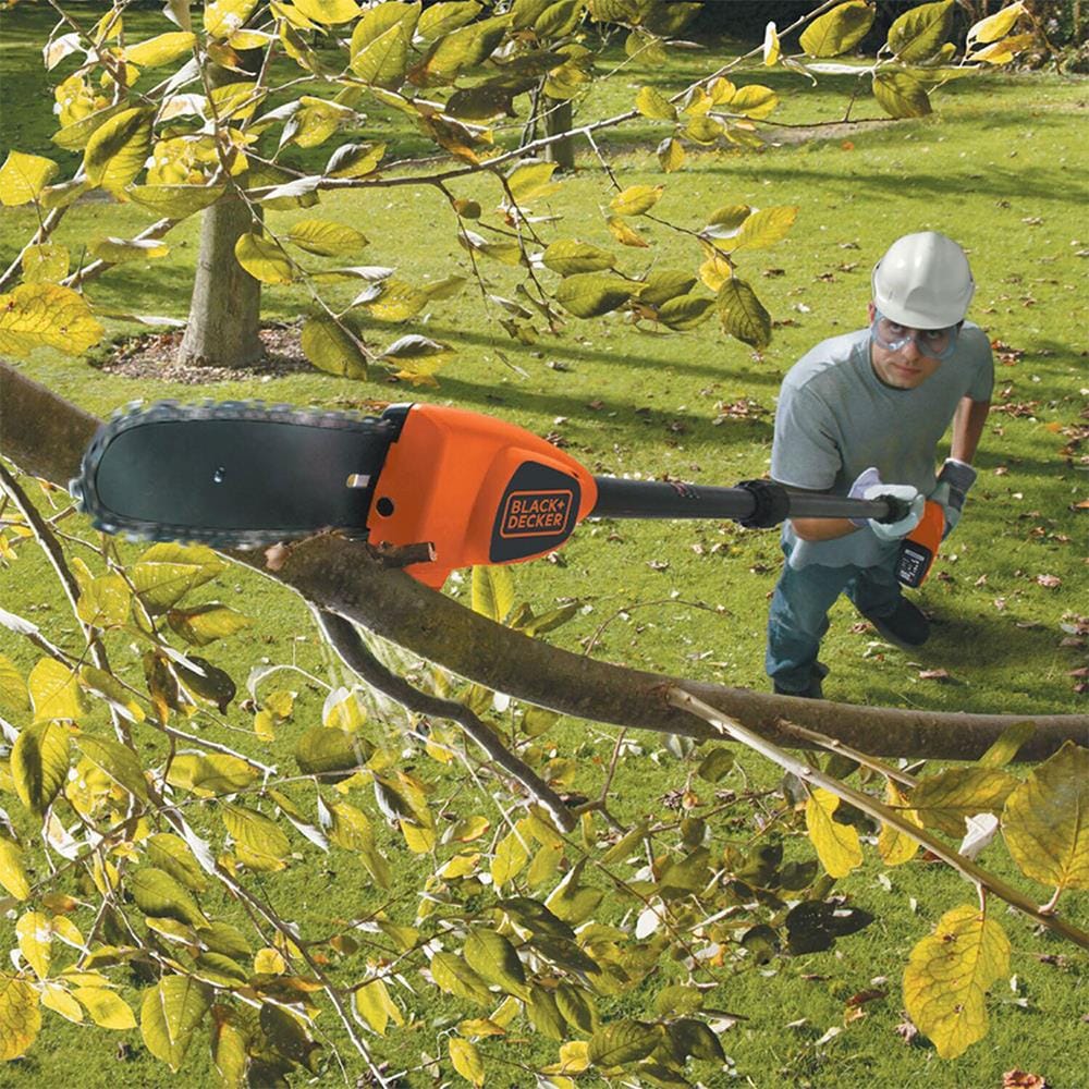 เลื่อยตัดแต่งกิ่งไม้ไร้สาย (พร้อมแบตเตอรี่) BLACK&DECKER GPC1820L20-QW 18 โวลต์