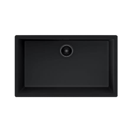 ซิงค์ฝัง 1 หลุม METRIX TEM100BL สีดำ_0