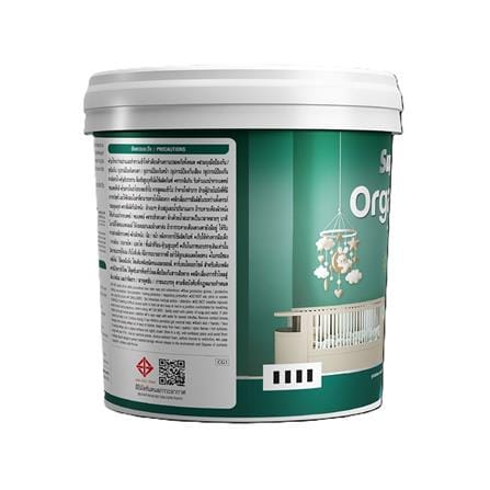 สีน้ำทาภายใน ชนิดกึ่งเงา TOA ORGANIC CARE BASE B สีขาว 9 ลิตร_2