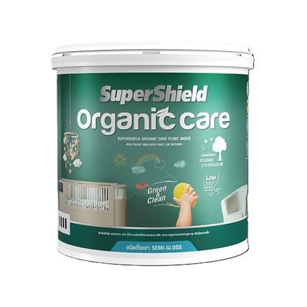 สีน้ำทาภายใน ชนิดกึ่งเงา TOA ORGANIC CARE BASE B สีขาว 3.5 ลิตร_0