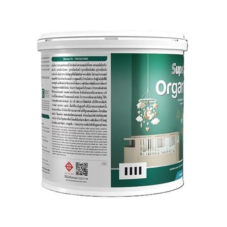 สีน้ำทาภายใน ชนิดกึ่งเงา TOA ORGANIC CARE BASE B สีขาว 3.5 ลิตร_2
