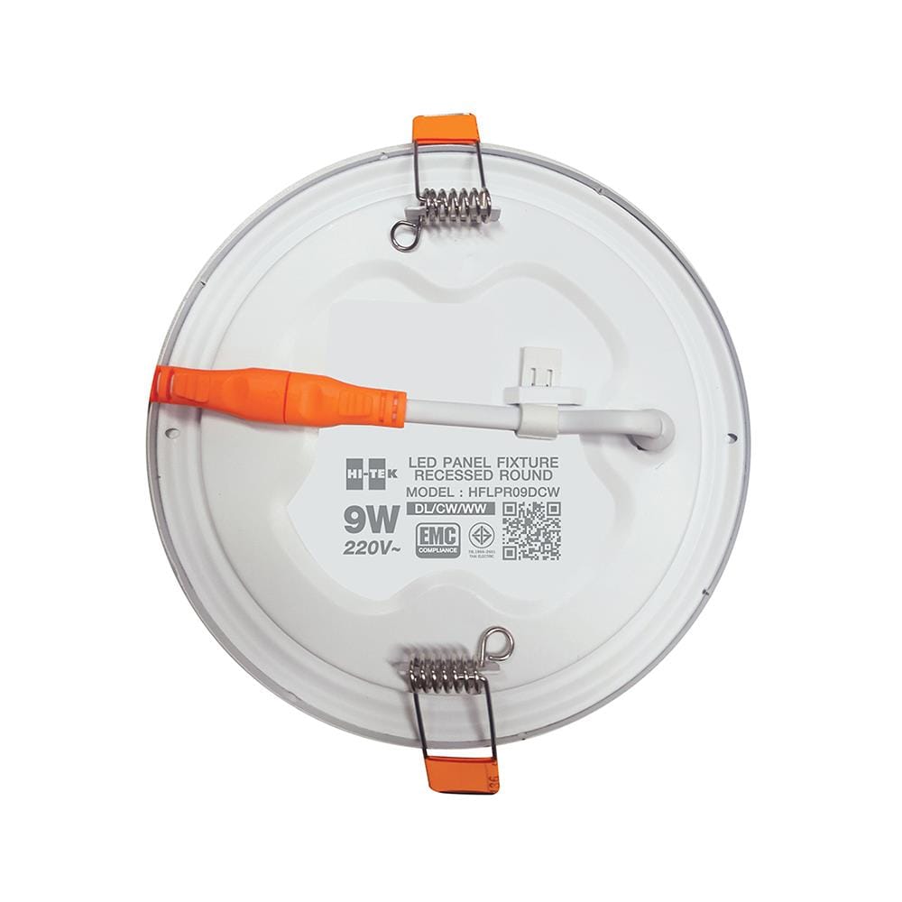 ดาวน์ไลท์ LED HI-TE HFLPR09DCW 5.5 นิ้ว 9 วัตต์ DAYLIGHT/COOL WHITE/WARM WHITE สีขาว