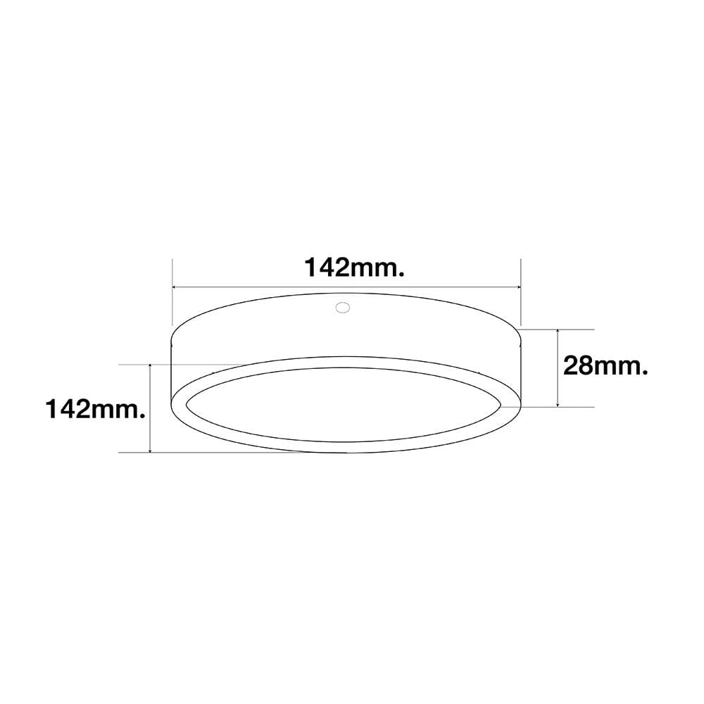 ดาวน์ไลท์ LED HI-TEK HFLEPS12WB 5.5 นิ้ว 12 วัตต์ WARM WHITE สีดำ