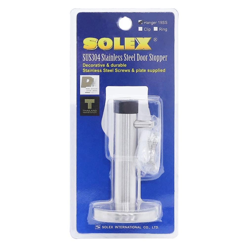 กันชนขอแขวน SOLEX 19 สีสเตนเลส
