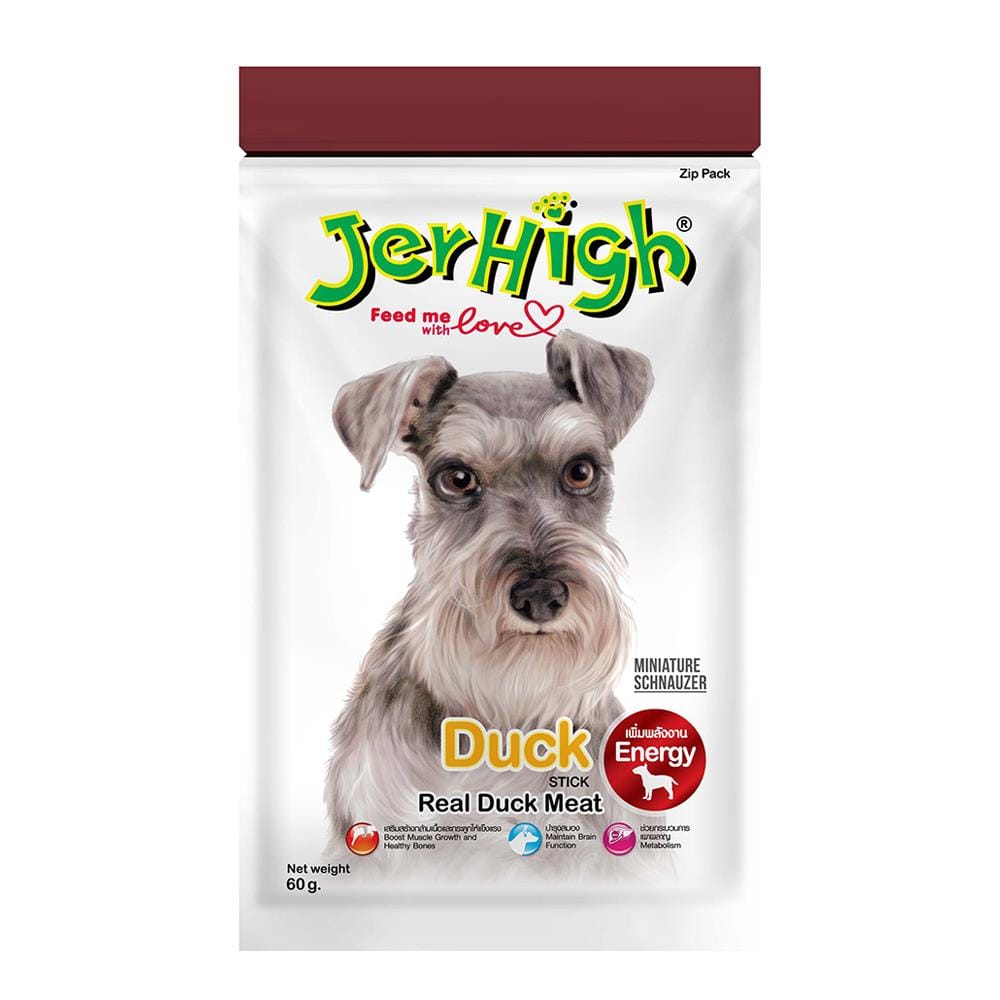 ขนมสุนัข JERHIGH DUCK STICK 60 ก.