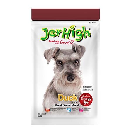 ขนมสุนัข JERHIGH DUCK STICK 60 ก.
