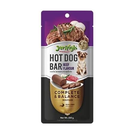 ขนมสุนัข JERHIGH HOTDOG BAR BEEF 150 ก.