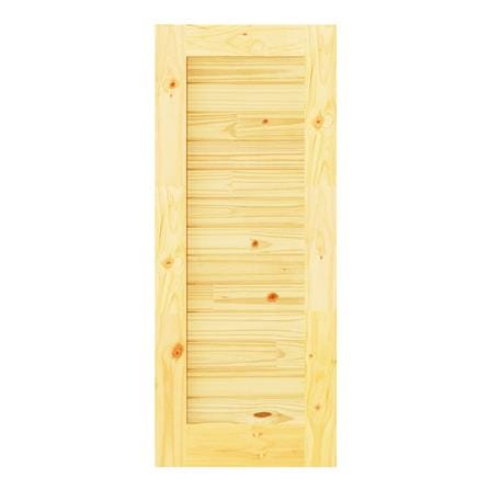 ประตูไม้สนนิวซีแลนด์ D2D ECO PINE-EZERO 29BJ 80X200 ซม. สีธรรมชาติ ไม่เจาะลูกบิด