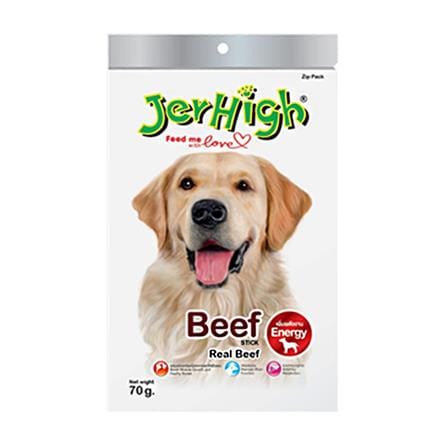 ขนมสุนัข JERHIGH BEEF STICK 70 ก.
